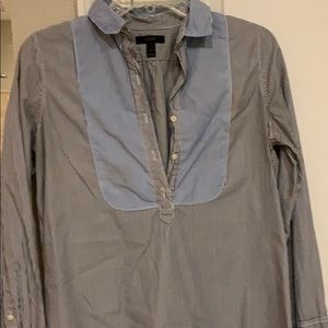J crew pin striped button down